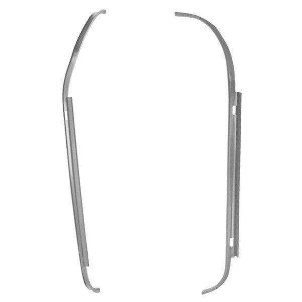 1968~1972 Chevelle Trunk Weatherstrip Channels Gutter Pair WTP Steel Dynacorn