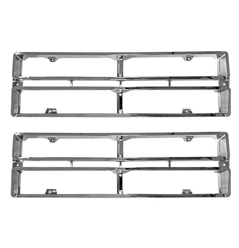 FRONT GRILLE CHROME PAIR 1972 FORD TRUCK