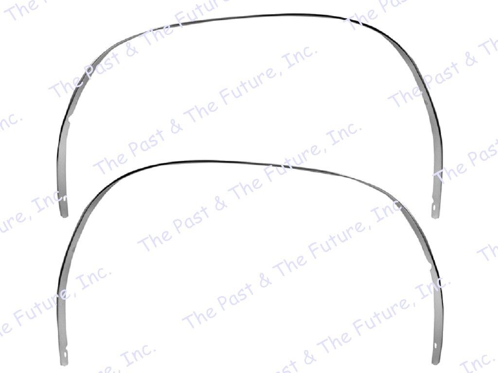 1969 69 Firebird Wheel Well Opening Molding - Front - Pair FBMG69-1P