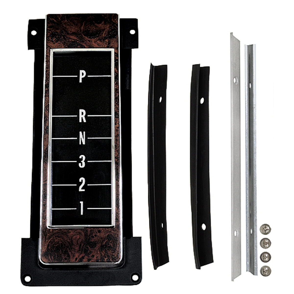 71~72 Chevelle El Camino Monte Carlo Console Indicator Panel White LetteringAuto