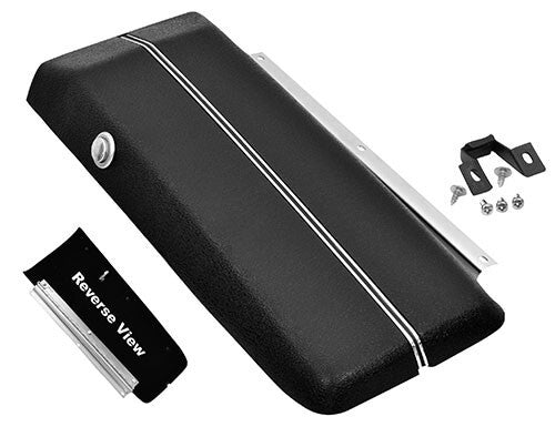 CONSOLE DOOR ASSEMBLY W/HINGE & LATCH = HARDWARE 1968-72 CHEVELLE