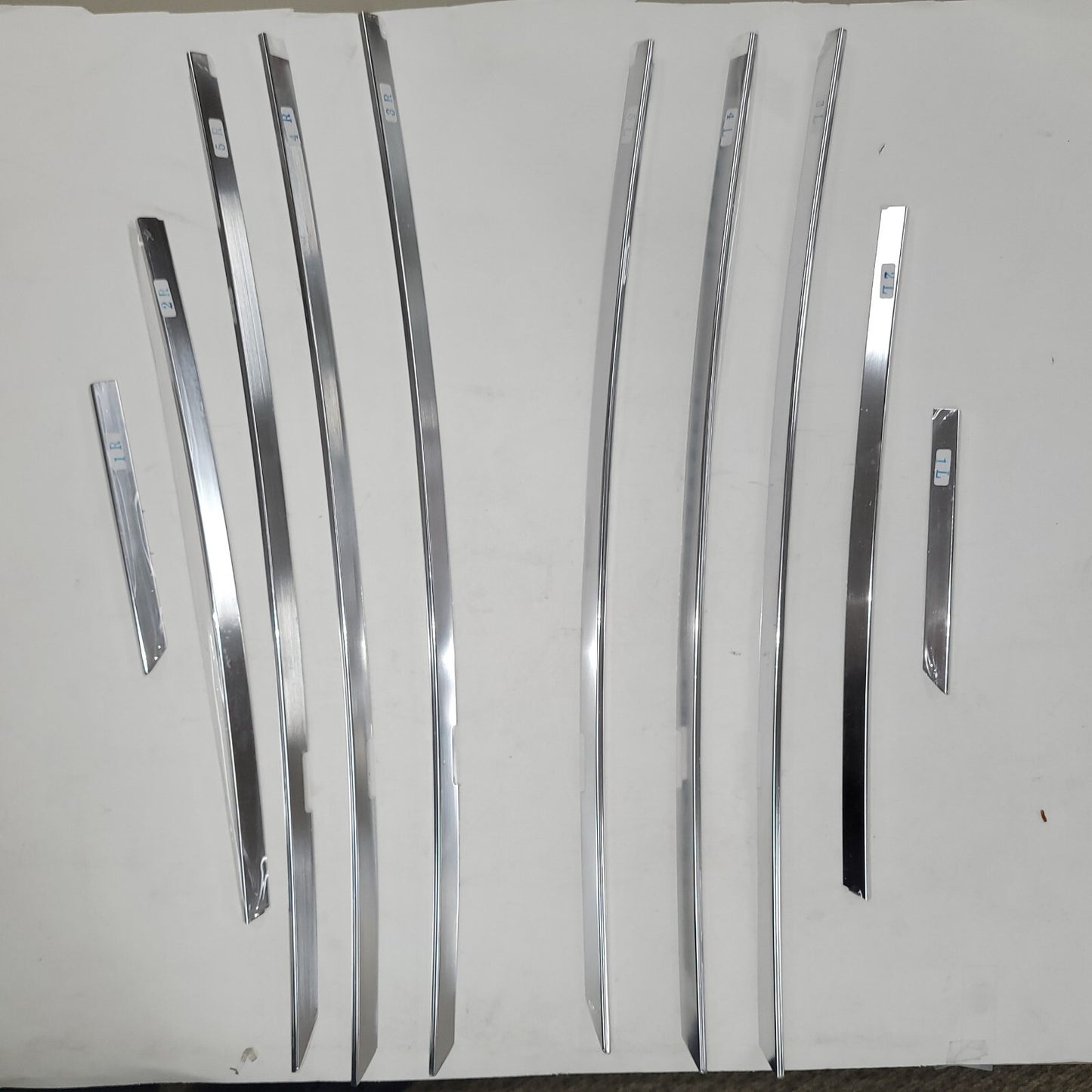 1998-2006 for Mercedes W220 S Class Hood Air Vent Mouldings Bonnet Trims Strips