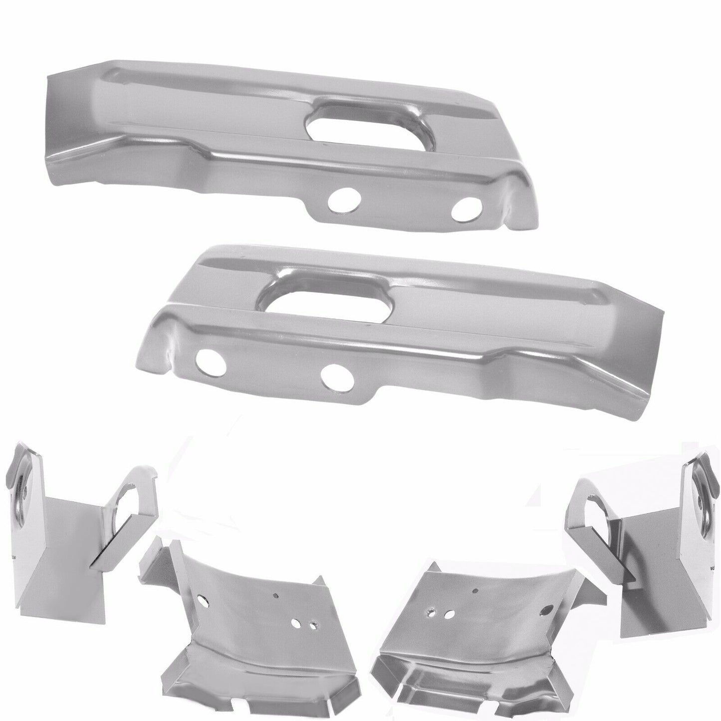 1966 1967 Chevy Nova Frame Rail Brace Front + Rear + Righ + Left Side WTP Metal