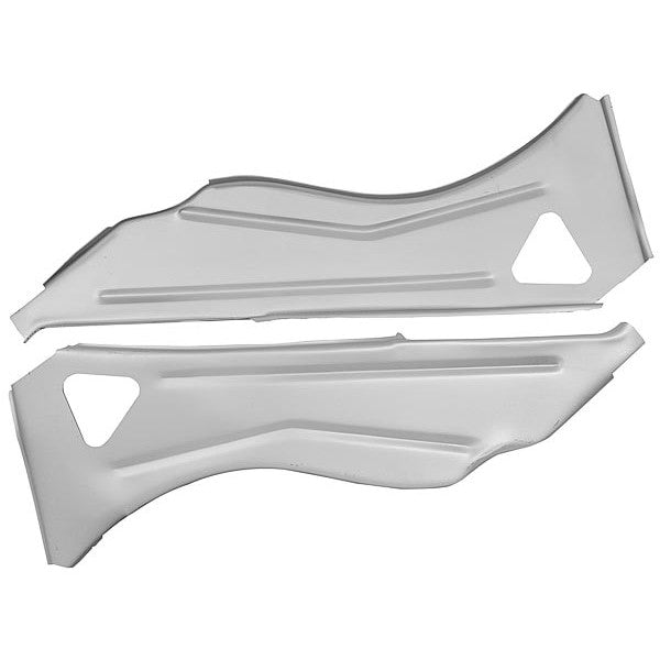 65 66 Mustang Convertible Body Inner Quarter Structure Frame Bracket Braces Pair