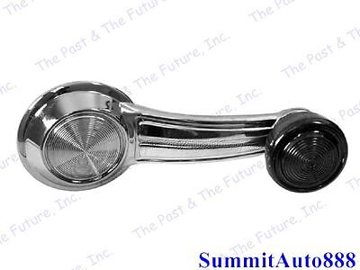 Chevy Camaro Chevelle El Camino Nova Door Window Crank w/ Black Knob CAWC6781-1