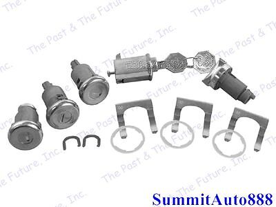 61 62 1961 Impala Ignition Door Trunk Glove Lock Kit Long Cylinder IMLS6162-3