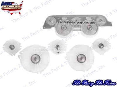 1967 1968 67 68 Mustang Instrument Bezel Lens - 5 PCS Set MSIB6768-1