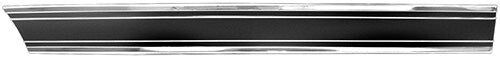 FRONT LOWER BED MOLDING RH 1969-72 CHEVROLET TRUCK BLACK L/B W/CLIPS