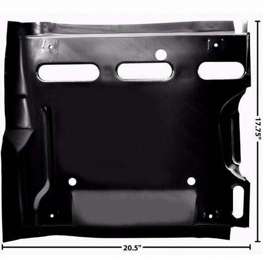 1967 1968 Camaro Seat Platform Right Side 1 Set track Mount Holes EDP Steel