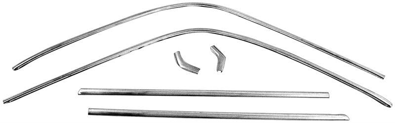 DRIP RAIL MOLDING SET 6 PCS 1968-72 EL CAMINO