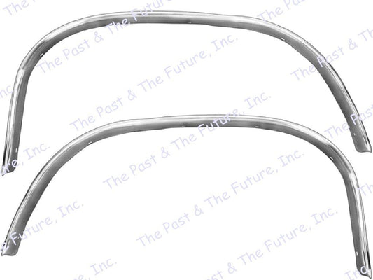 1966 66 Chevy El Camino Rear Wheel Well Molding Pair Set  ELMG66-1P