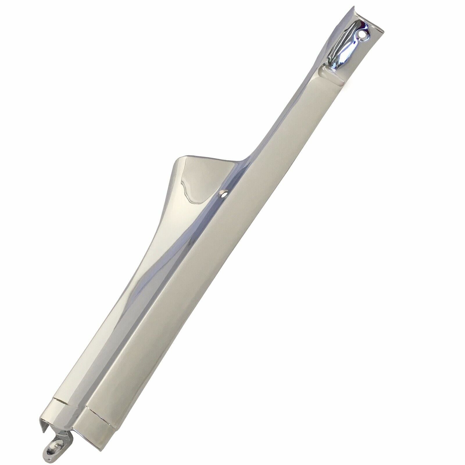 1968 69 70 71 72 El Camino Front Corner Bed Surround Molding Chrome Left Side