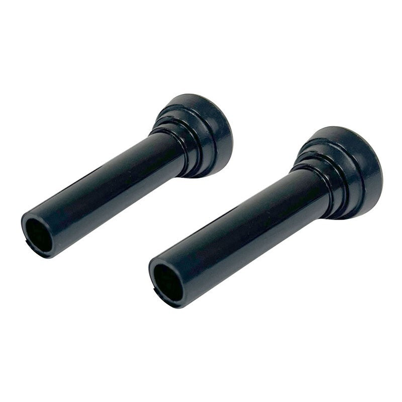 DOOR LOCK KNOBS BLACK PAIR 1961-91 GM MODELS