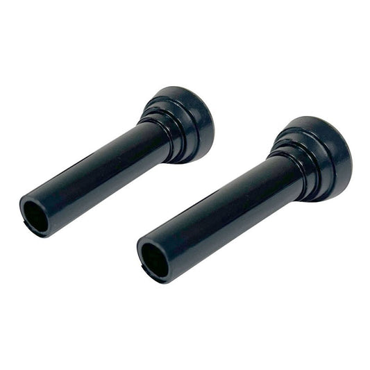 DOOR LOCK KNOBS BLACK PAIR 1961-91 GM MODELS