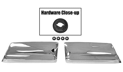 FRONT ROCKER MOLDING EXTENTIONS 1966 PONTIAC GTO PAIR