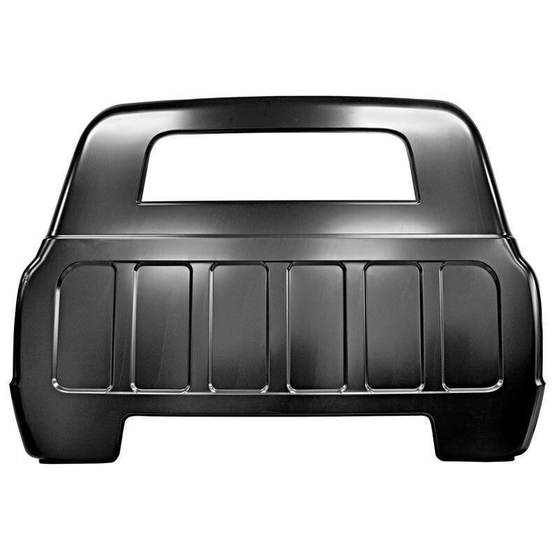 BACK CAB PANEL SMALL WINDOW 1967 CHEV Y TRUCK  W/GAS FILLER HOLE