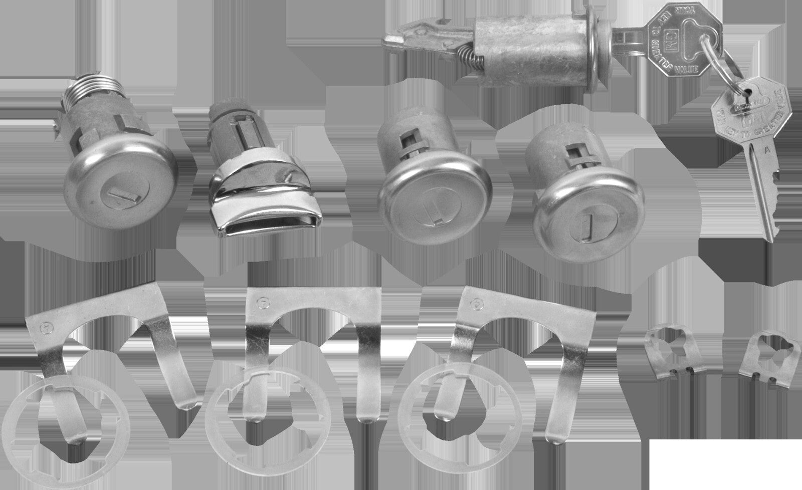 Lock Kit Original, Ignition, Door, Glovebox, Trunk  1966 chevrolet impala
