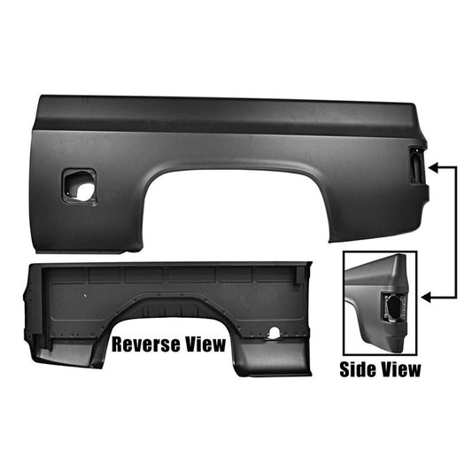 BEDSIDE LH 1981-87 CHEVY TRUCK SQUARE HOLE SHORT BED