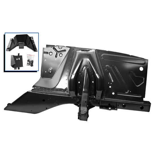 1967 1968 Ford Mustang Shock Tower & Apron Assembly - Left (Driver) Side