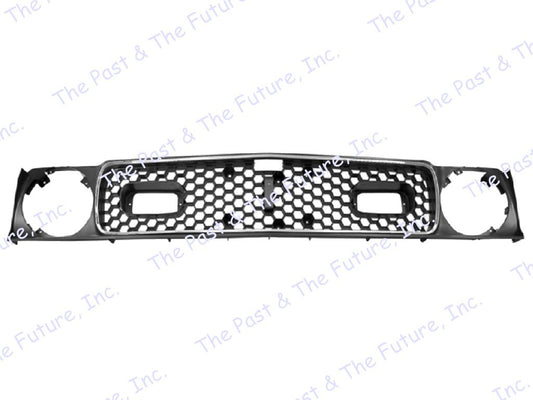 1971 1972 71 72 Mustang Grille Grill w/ Molding (Trim) - Mach 1 MSMG7172-4