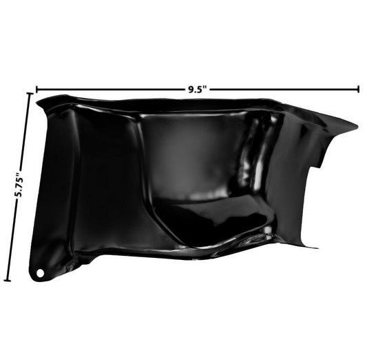 1955 56 57 58 59 Chevy Truck Door Hinge Pillar Pocket Inner Lower Right Side