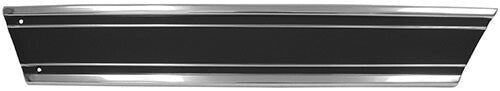 BED MOLDING LOWER REAR RH 1969-72 CHEVROLET TRUCK S/B TRUCK BLACK