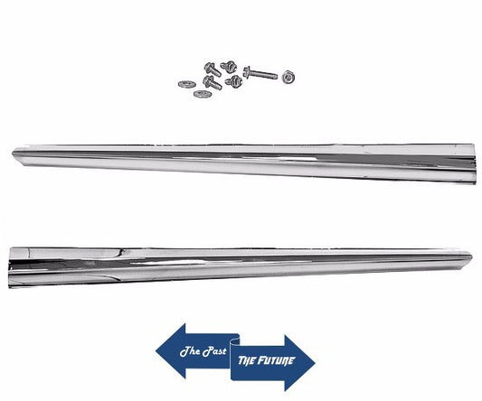 Grille Bar Pair - 2 Pieces with Mounting Hardware for all 1965 Mustang Standard