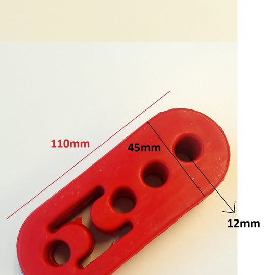 Fit Universal Exhaust Mount Repair Hanger Bracket Heavy Duty Rubber Replacement