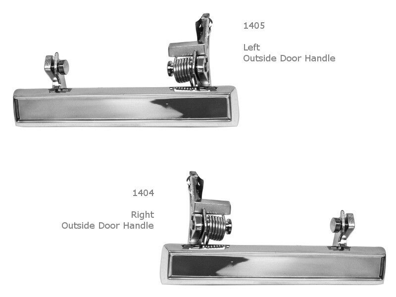 1978~1987 El Camino Monte Carlo 78~83 Malibu Outside Door Handles Pair 2 PCS