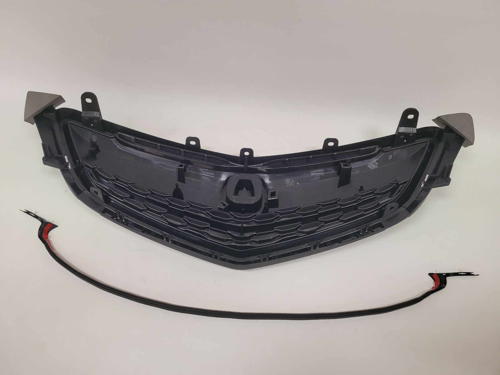 Fits ACURA TLX 2015 2016 2017 Front Grille Grill Satin nickel W/ Rubber Moulding