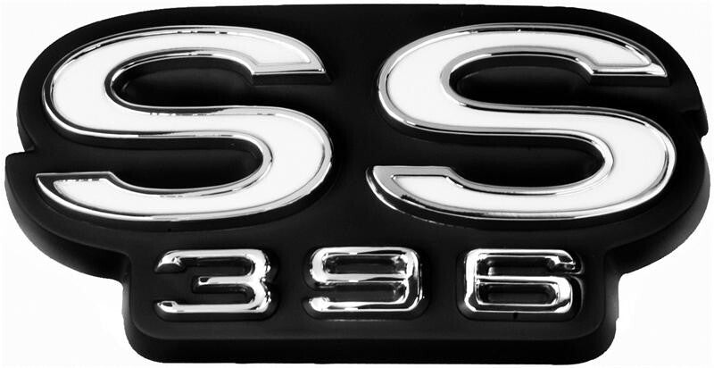 REAR BODY PANEL EMBLEM (SS 396) 1968 CHEVELLE