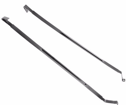 1965 1966 Impala Fuel Gas Tank Straps w/o Bolt Pair 2 Pieces