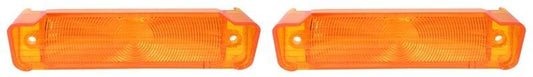 PARKING LAMP LENS  1967 IMPALA PAIR AMBER
