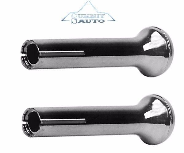 70 71 72 73 74 75 76 77 78 79 80 81 GM Chevy Door Lock Knobs Chrome Pair