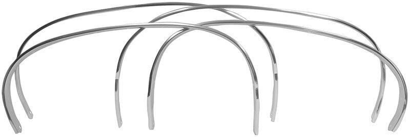 WHEEL OPENING MOLDING 1967 IMPALA COMPLETE SET 4 PCS