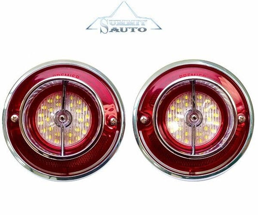 1963 63 Chevy Impala Backup Back Up Lamp Light Assembly Pair/2 Pieces IMBL63-3