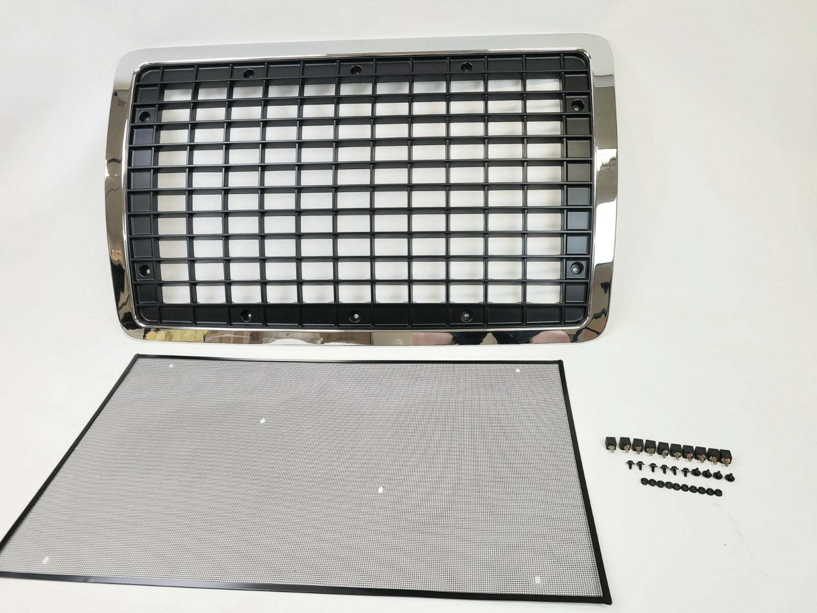 NEW Fits 2004 - 2015 VOLVO VNL Front Grille Grill W/ BUG SCREEN w/o Emblem Hole