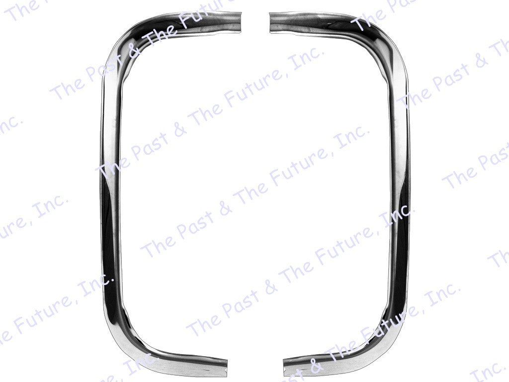 1973 73 Mustang Grille Grill Side Molding - Pair / 2 PCS MSMG73-1P