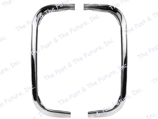 1973 73 Mustang Grille Grill Side Molding - Pair / 2 PCS MSMG73-1P