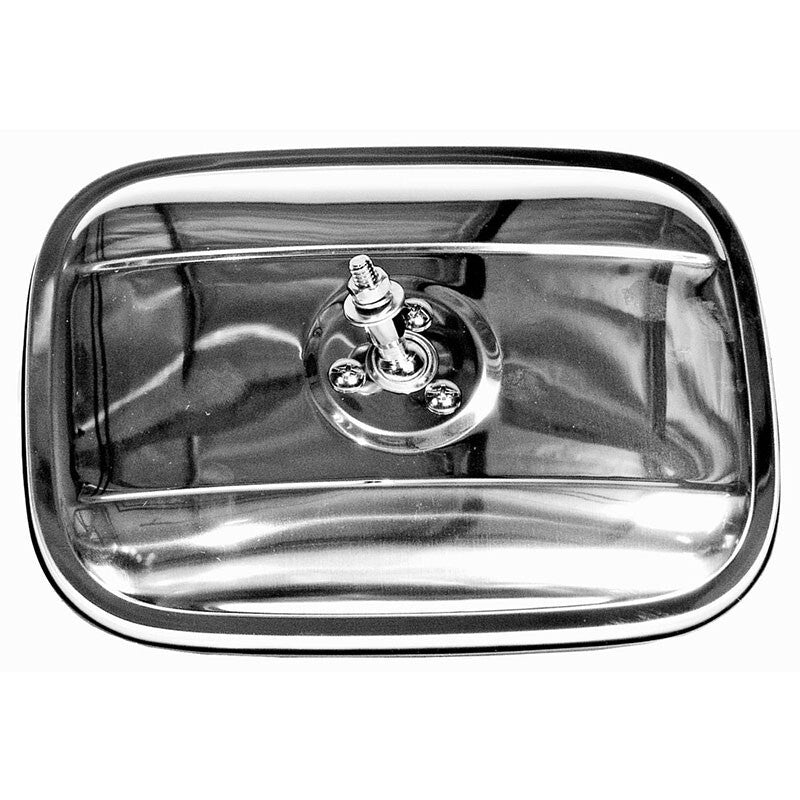 TRUCK EXTERIOR MIRROR RECTANGLE 1950-72 CHEVROLET TRUCK (STAINLESS STEEL)