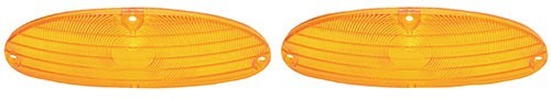 PARK LIGHTS LENS AMBER 1955 CHEVROLET FULL SIZE PAIR