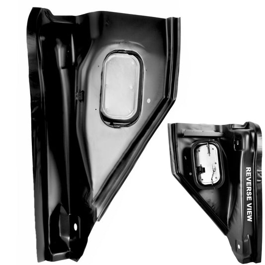 1955 1956 1957 1958 1959 Chevy Truck Inner Kick Panel/A-Pillar Vent Panel Left