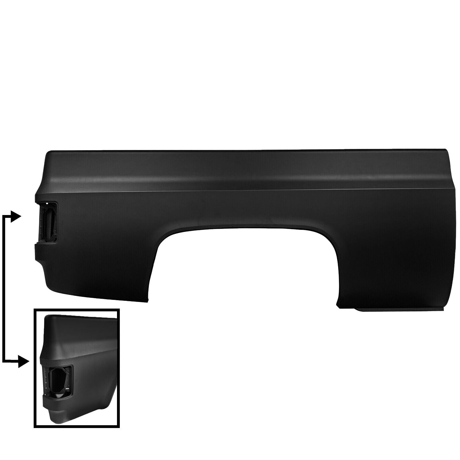 1976~1978 Chevy Pickup Truck Bedside Panel Right Side Short Bed Dynacorn