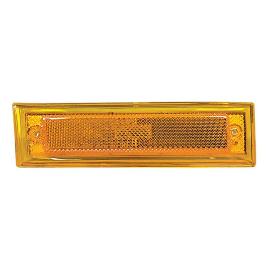 MARKER LAMP RH PASSENGER SIDE  1981-87 CHEVROLET TRUCK   W/O CHROME TRIM AMBER