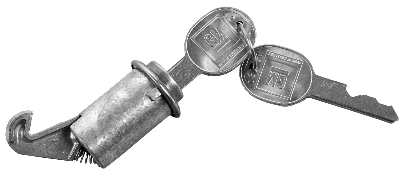 1964-65 Chevelle, El Camino Glovebox Lock Later w/ Round Head Key New Dii 145