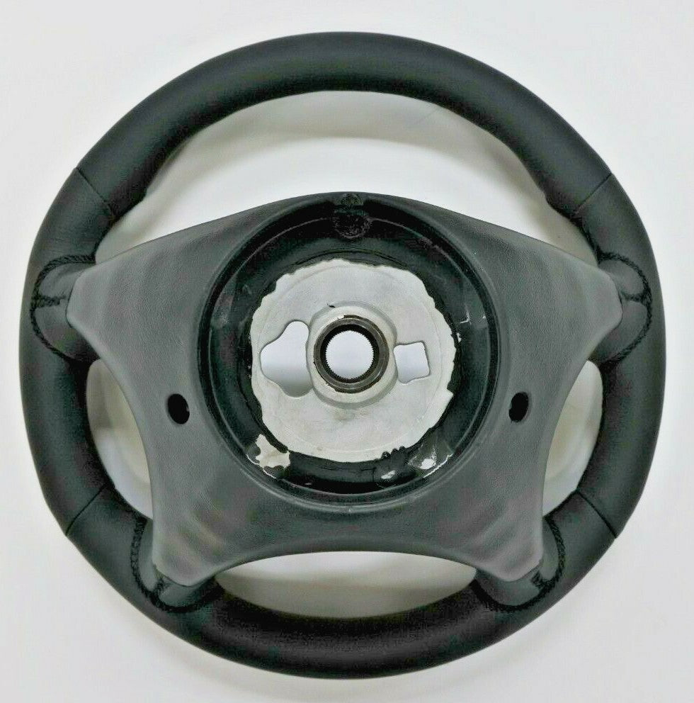Fits 2009~2006 Mercedes Benz S W220 Steering Wheel Walnut+Black Leather V1