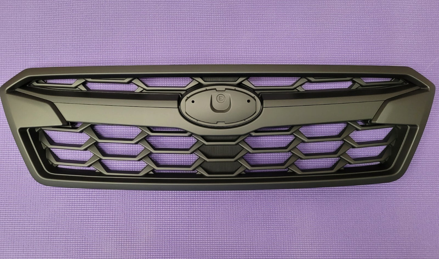 Fits Black Painted Grille Subaru Crosstek 18-19 Textured Black Trim Replacement