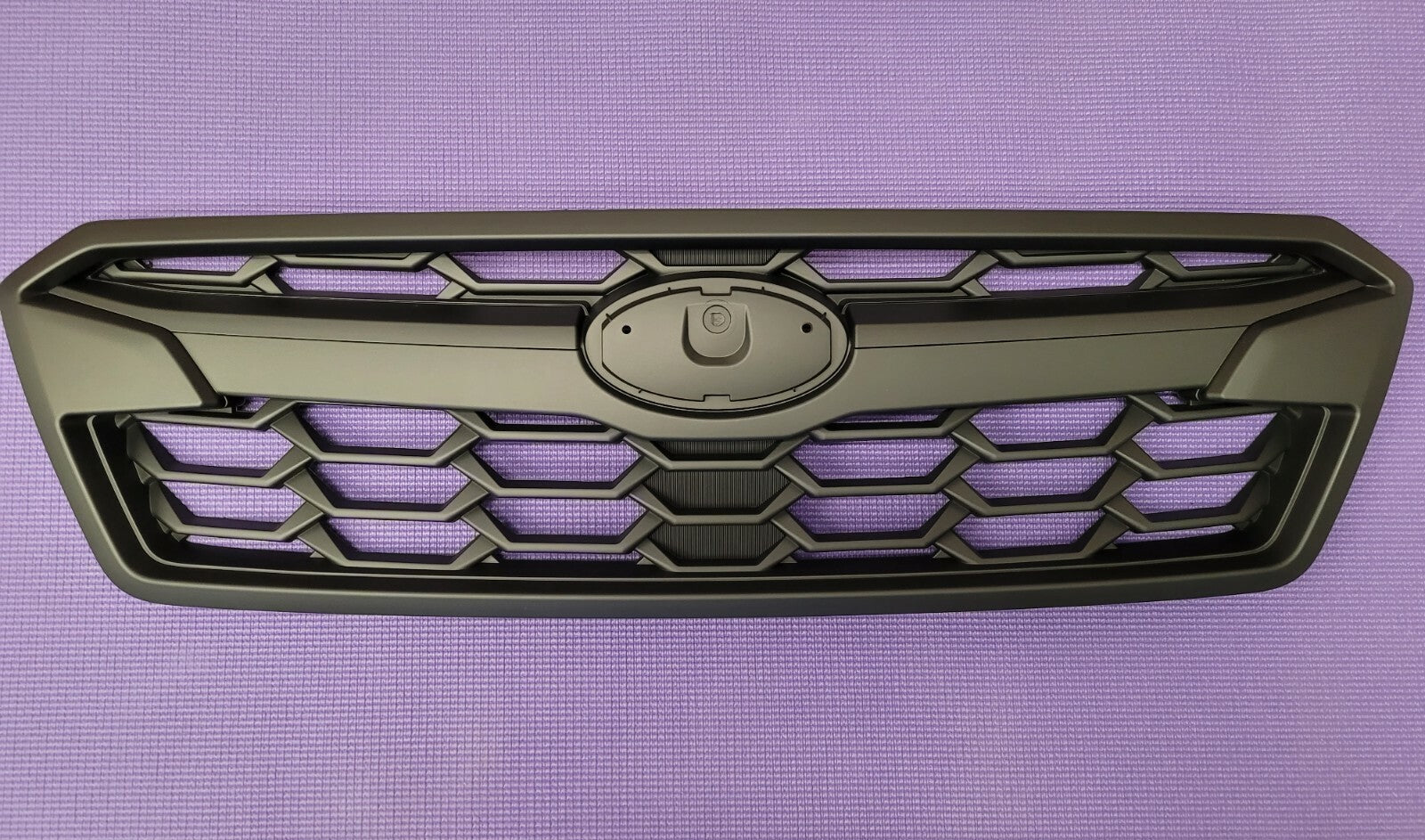 Fits Black Painted Grille Subaru Crosstek 18-19 Textured Black Trim Replacement