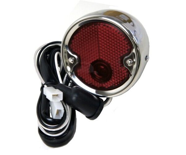 1954 1955 Chevy Pickup Truck Tail Lamp Light Assembly Stainless Housing Red Lens