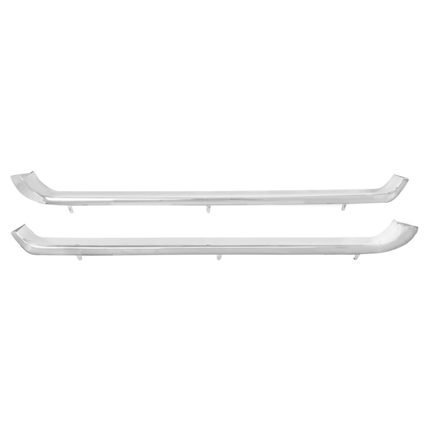 1968 68 Pontiac GTO Front Valance Molding Chrome Pair RH+LH 2 PCS